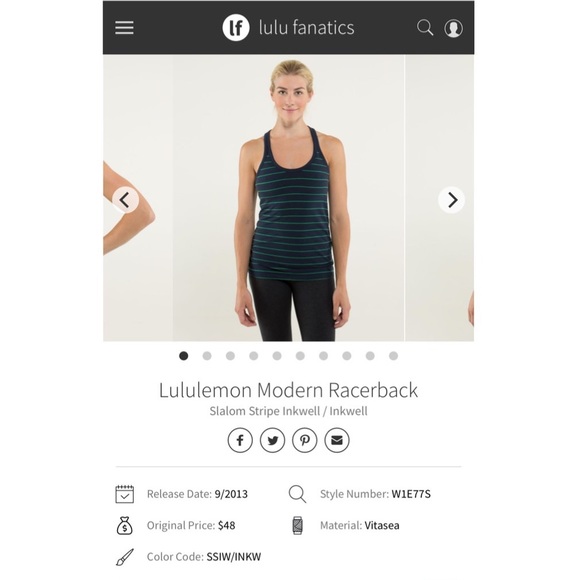 Lululemon modern racerback size 8 - Picture 3 of 3